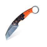 MK-05_Claw Orange&Black Epoxy_01 | Knives | Survival, Outdoor, EDC