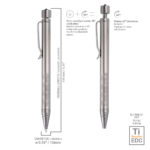 RovyVon Commander C20 Ti Tac Pen Sandblasted_05 | Knives | Survival, Outdoor, EDC