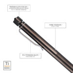 RovyVon Commander C20 Ti Tac Pen Vintage Brass_06 | Knives | Survival, Outdoor, EDC