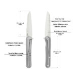 Kubey Knives Dandy KB247A Titanium_10 | Knives | Survival, Outdoor, EDC