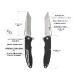 Kubey Knives Darkness KU003A Black_10 | Knives | Survival, Outdoor, EDC