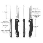 Kubey Knives Pretender KU177 Black_08 | Knives | Survival, Outdoor, EDC