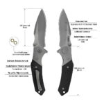 Kubey Knives Spear KU163A Titanium-Black-09 | Knives | Survival, Outdoor, EDC