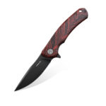 Petrified Fish - Warrior PF-949R Red Damask Pattern 01 | Knives | Survival, Outdoor, EDC