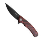 Petrified Fish - Warrior PF-949R Red Damask Pattern 03 | Knives | Survival, Outdoor, EDC