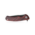 Petrified Fish - Warrior PF-949R Red Damask Pattern 06 | Knives | Survival, Outdoor, EDC