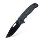 Demko Knives - AD20.5 Clip Point DLC Black-01 | Knives | Survival, Outdoor, EDC