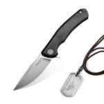 Petrified Fish - Warrior PF-949 WOB Black Ebony-01B | Knives | Survival, Outdoor, EDC