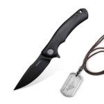 Petrified Fish - Warrior PF-949 WOW Black Ebony-01 | Knives | Survival, Outdoor, EDC