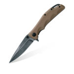 FOX Edge - FE-025 MANDATORY FUN TAN MICARTA 01 | Knives | Survival, Outdoor, EDC