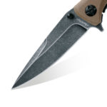 FOX Edge - FE-025 MANDATORY FUN TAN MICARTA 05 | Knives | Survival, Outdoor, EDC