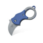 FOX Knives - FX-535 BL FOX MINI-KA 1.4116 BEAD BLASTED BLUE FRN-01 | Knives | Survival, Outdoor, EDC