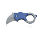 FOX Knives - FX-535 BL FOX MINI-KA 1.4116 BEAD BLASTED BLUE FRN-02 | Knives | Survival, Outdoor, EDC