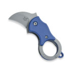 FOX Knives - FX-535 BL FOX MINI-KA 1.4116 BEAD BLASTED BLUE FRN-03 | Knives | Survival, Outdoor, EDC