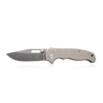 Demko Knives - AD20.5 Smooth Ti 3V Clip Point-04 | Knives | Survival, Outdoor, EDC