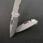 Demko Knives - AD20.5 Smooth Ti 3V Clip Point-06B | Knives | Survival, Outdoor, EDC