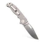 Demko Knives - AD20.5 Textured Ti 3V Clip Point-03 | Knives | Survival, Outdoor, EDC
