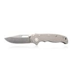 Demko Knives - AD20.5 Textured Ti 3V Clip Point-04 | Knives | Survival, Outdoor, EDC