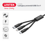 UNITEK-C14049BK-USBA-3w1-czarny-03 | Knives | Survival, Outdoor, EDC