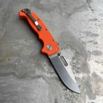 Demko Knives - MGAD20S Clip Point 20CV Orange G10 02 | Knives | Survival, Outdoor, EDC