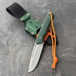 MK Knives Tools - Scout MK-020046 FTB Elmax Green-Orange 01 | Knives | Survival, Outdoor, EDC
